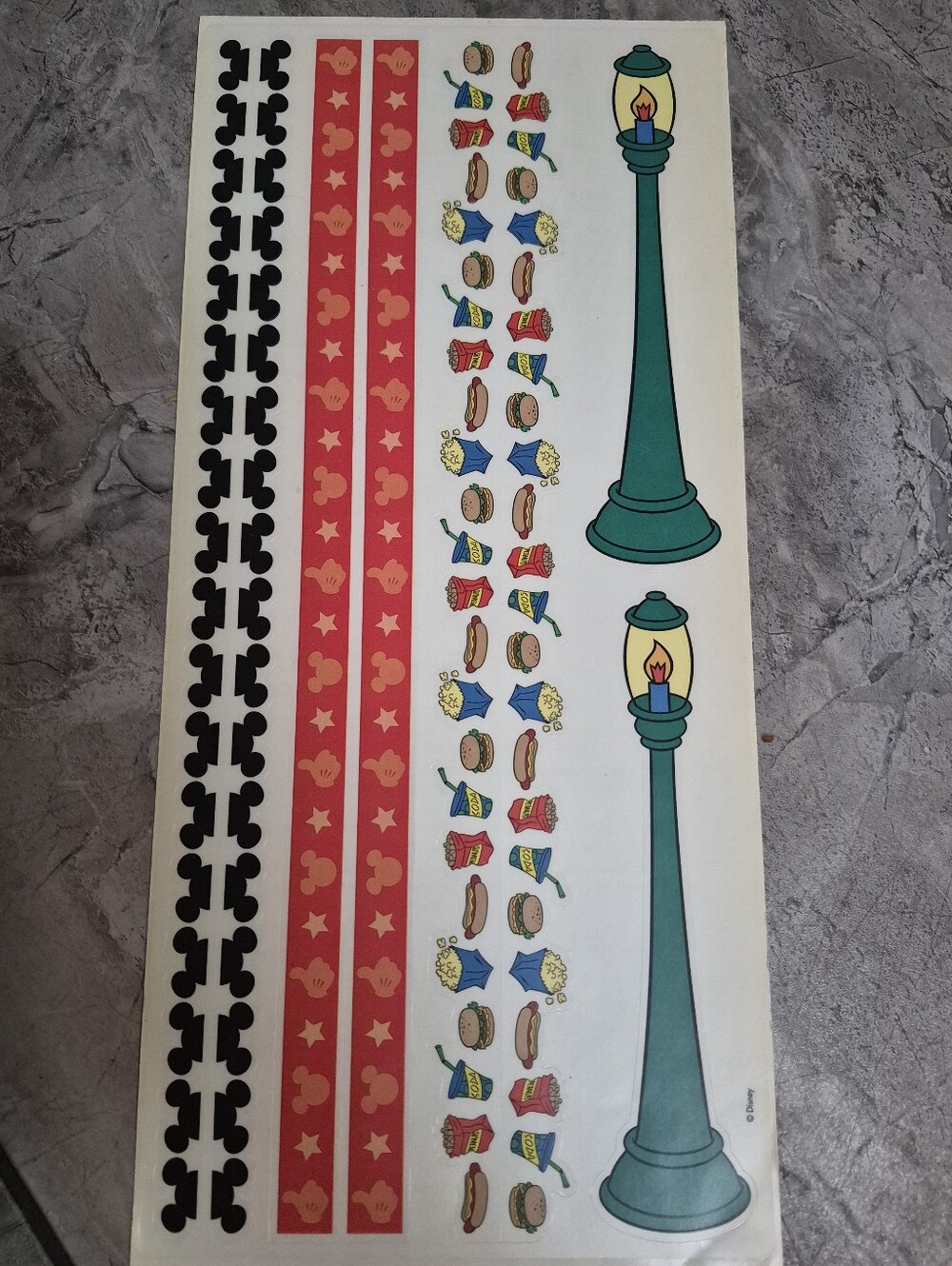 Vintage Disney Boarder Sticker Sheets By SandyLion - Picture 3 of 5